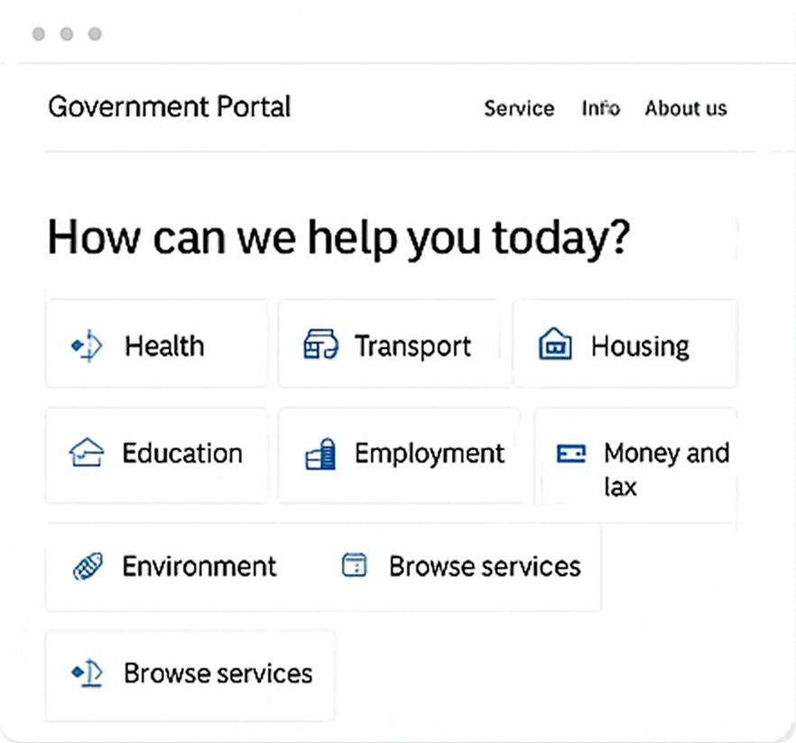 Benchmark Portal - Catégorisation par domaine métier