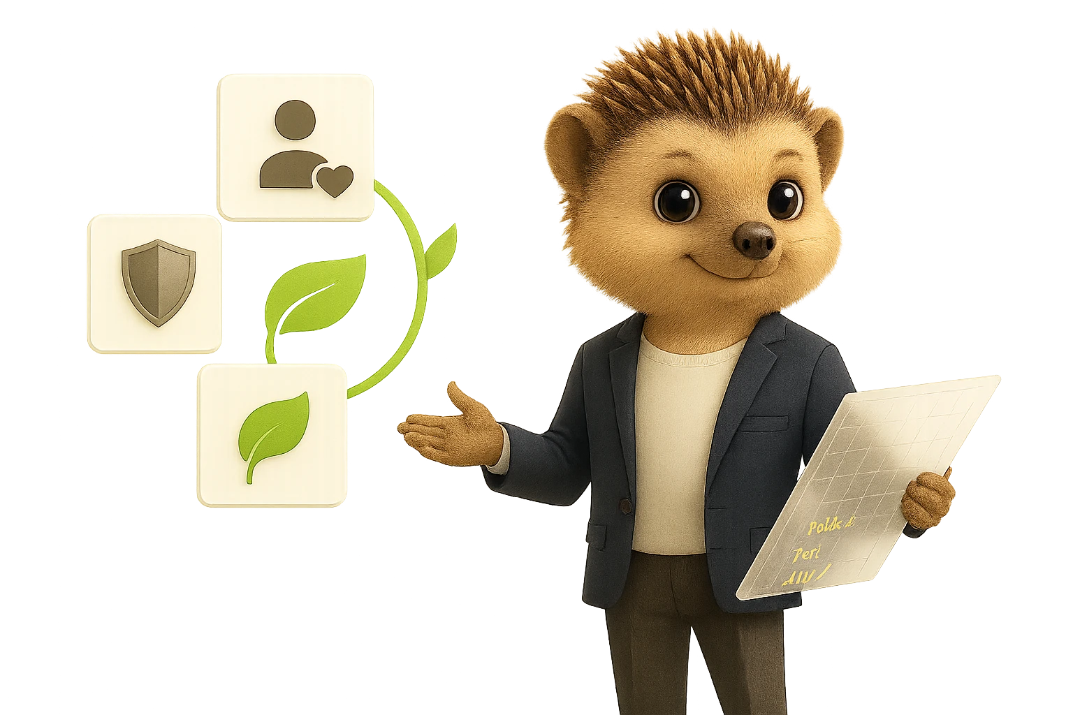 Mascotte GoMind — variation business