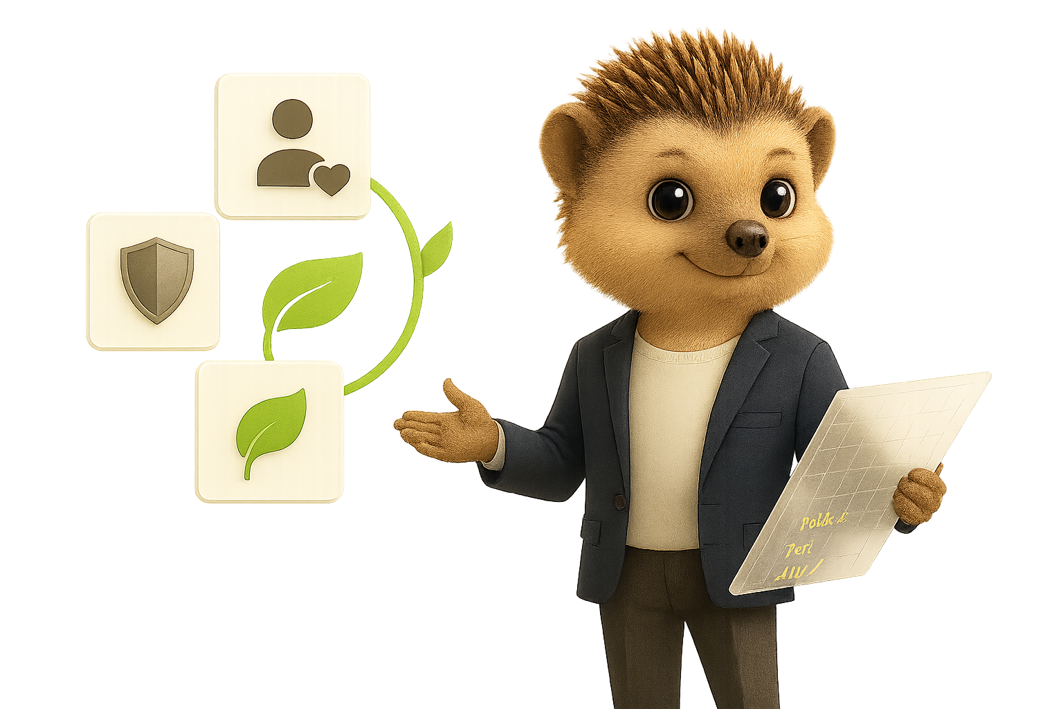 Mascotte GoMind — variation business